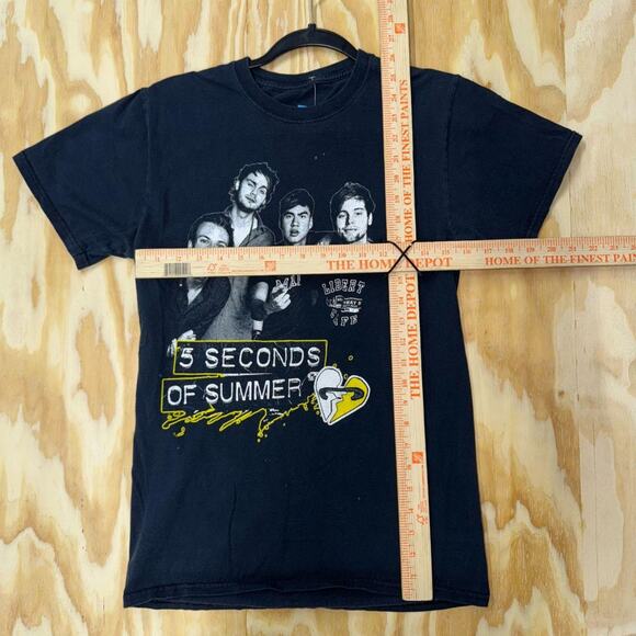 Vintage y2k 5 seconds of summer boy band 2010s 5sos t-shirt - Picture 4 of 4